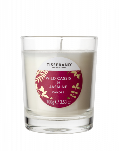 Tisserand Wild Cassis & Jasmine svíčka s vůní jasmínu