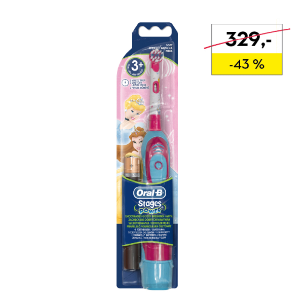 Oral-B dětský bateriový kartáček Stages Power 3+