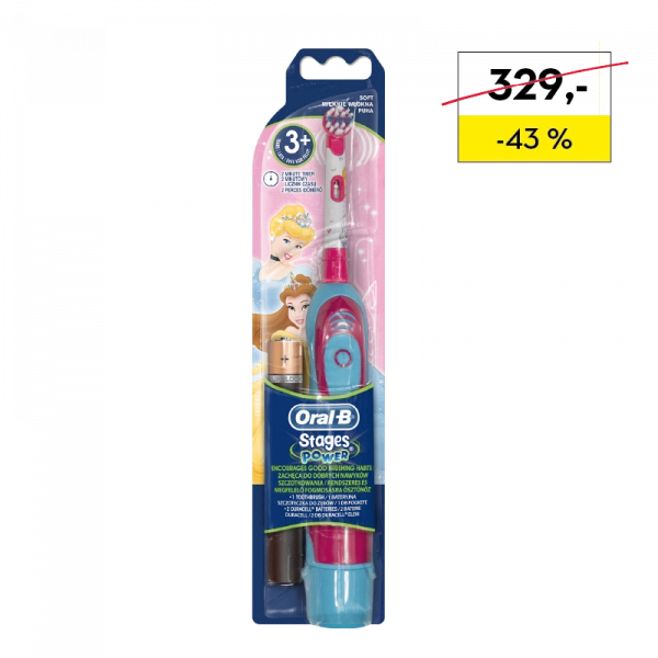 Oral-B dětský bateriový kartáček Stages Power 3+