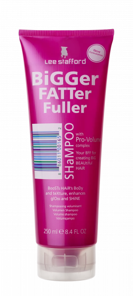 Lee Stafford Bigger Fatter Fuller, šampon pro výrazný objem vlasů, 250 ml