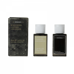 KORRES EDT pánská toaletní voda – ČERNÝ PEPŘ / KAŠMÍR / CITRONOVÉ DŘEVO, 50 ml