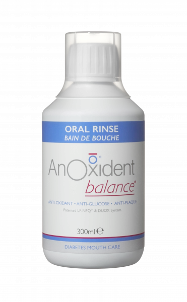 AnOxident balance ústní voda pro diabetiky, 300 ml