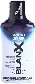 BlanX White Shock světlem aktivovaná bělící ústní voda, 500 ml