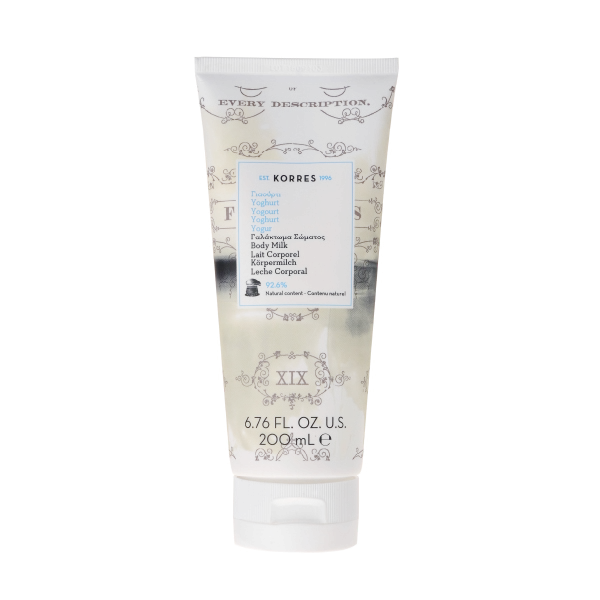 KORRES Body Milk Yoghurt - jogurtové tělové mléko, 200 ml