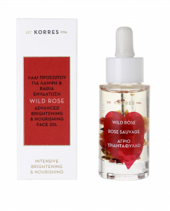 KORRES Wild Rose - rozjasňující a vyživující pleťový olej s divokou růží, 30 ml