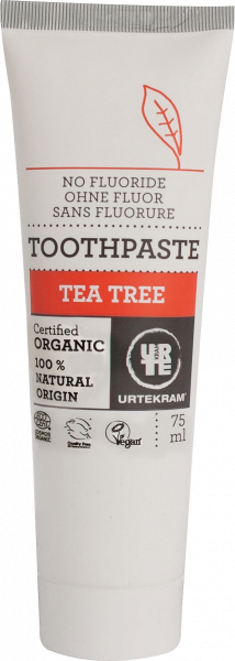 URTEKRAM BIO Tee Tree oil zubní pasta, 75 ml