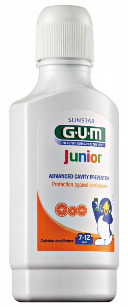 GUM Junior ústní voda (výplach) pro děti bez fluoridů, 300 ml