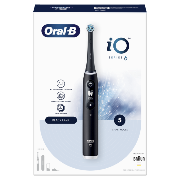 Oral-B iO Series 6 Black Onyx elektrický zubní kartáček