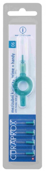 Curaprox CPS 06 prime mezizubní kartáček, modrý, 5 ks