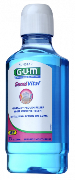 GUM SensiVital ústní voda (výplach) pro citlivé zuby, 300 ml