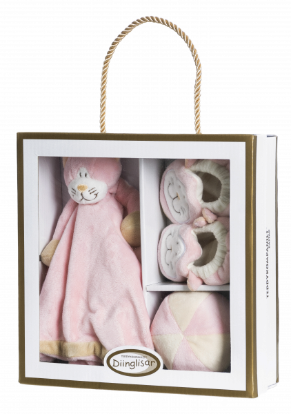 Teddykompaniet Diinglisar dárková sada kočička