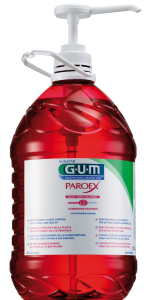 GUM PAROEX ústní voda (výplach, CHX 0,12 % + CPC 0,05 %), 5 l s plastovou pumpou