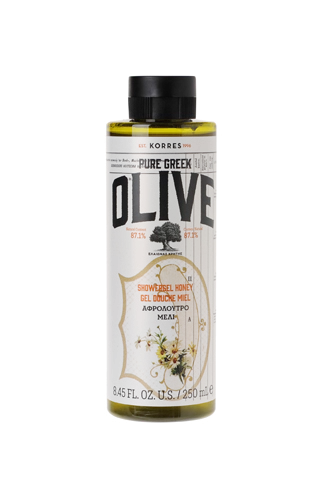 KORRES Pure Greek Olive sprchový gel s vůní medu, 250 ml