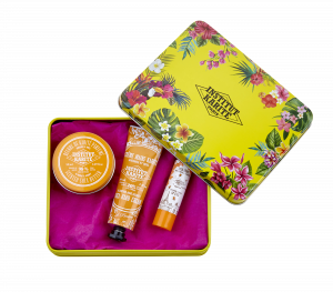 Institut Karite dárková sada mandle a med - 98% bambucké máslo, krém na ruce 30 ml a balzám na rty