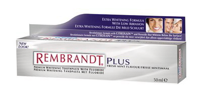 Rembrandt Plus zubní pasta s peroxidy pro výrazný účinek, 50 ml
