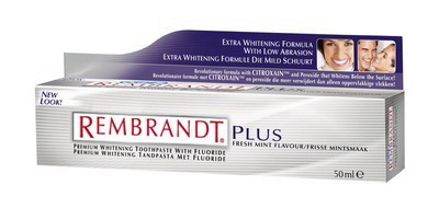 Rembrandt Plus zubní pasta s peroxidy pro výrazný účinek, 50 ml