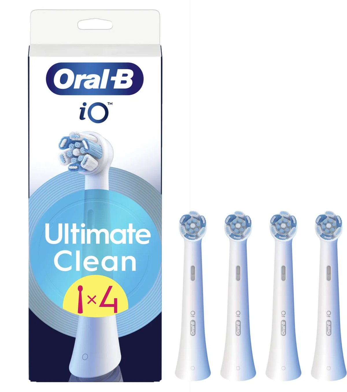 Oral-B iO Ultimate Clean White náhradní hlavice, 4 ks