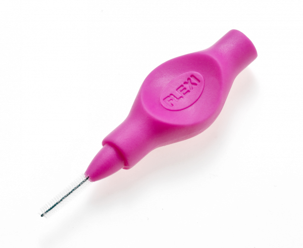 Tandex Flexi mezizubní kartáčky růžové 0,4 mm, 25 ks+krytek