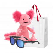 Vánoční balíček Jellycat Alice Axolotl a Babiators Navigator, černé, 3-5 let
