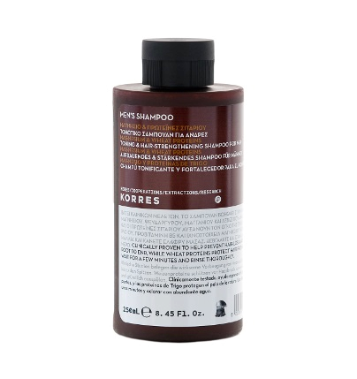 KORRES For Men šampon proti vypadávání vlasů s hořčíkem a pšeničnými proteiny, 250 ml