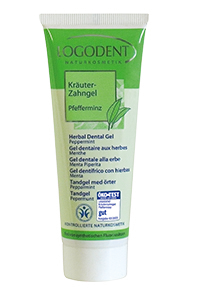 LOGODENT Pfefferminz BIO mátový gel bez fluoridů, 75 ml