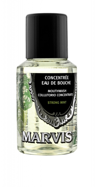 MARVIS Strong Mint ústní voda, cestovní balení, 30 ml