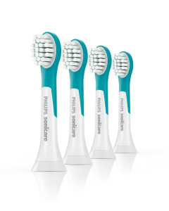 Philips Sonicare for Kids Mini HX6034/33 Kompaktní velikost hlavice sonického kartáčku pro děti od 3 let, 4 ks