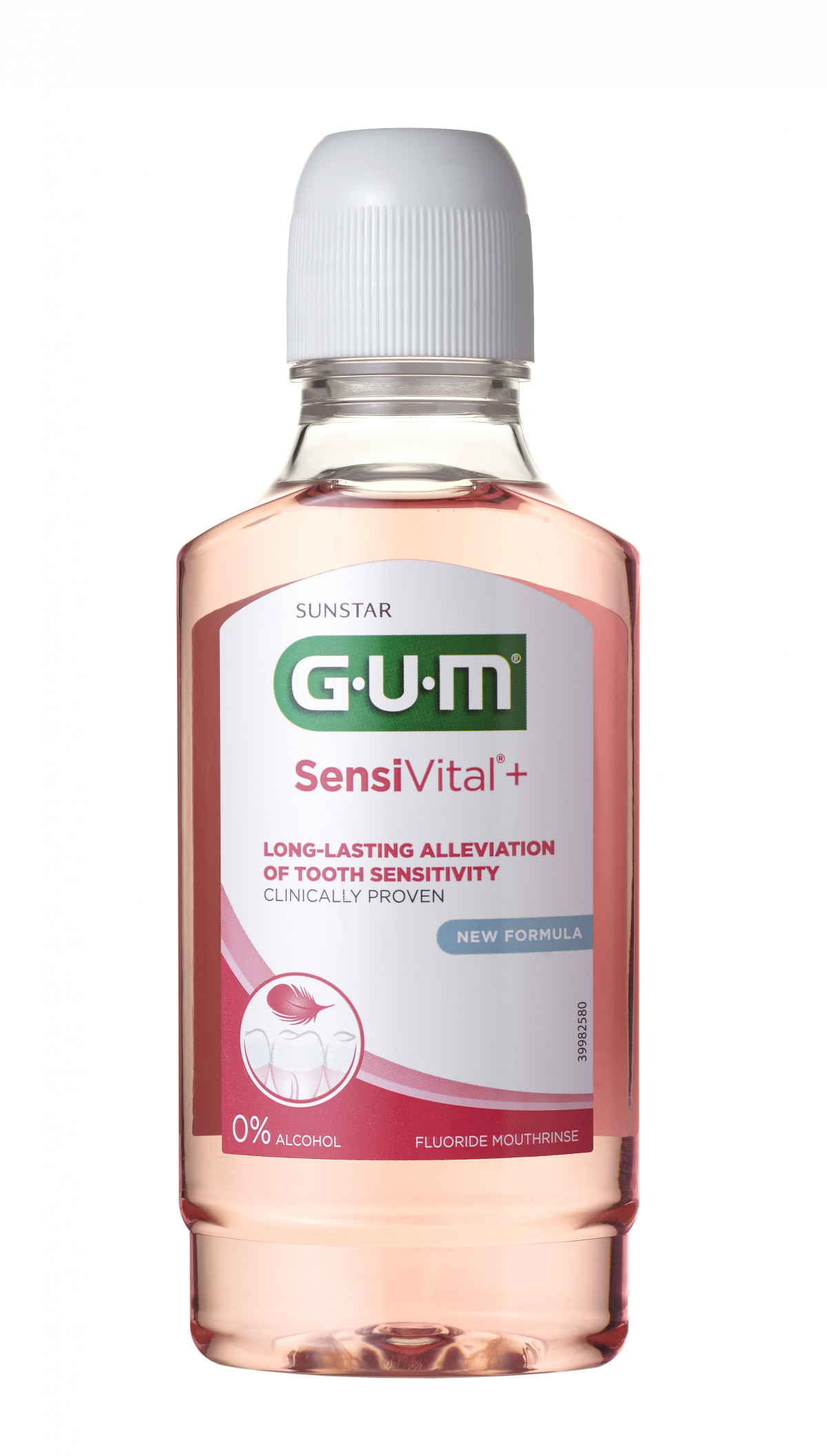 GUM SensiVital+ ústní voda (výplach) pro citlivé zuby s CPC 0,07 %, 300 ml