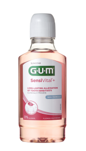 GUM SensiVital+ ústní voda (výplach) pro citlivé zuby s CPC 0,07 %, 300 ml