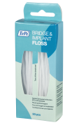 TePe Bridge & Implant Floss zubní nit, 30 ks vláken