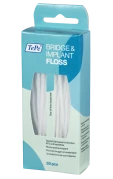 TePe Bridge & Implant Floss zubní nit, 30 ks vláken