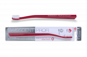 SWISSDENT GENTLE zubní kartáček, X-soft, bordo