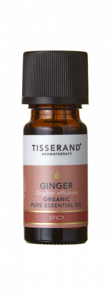 Tisserand Ginger Organic čistý esenciální olej ze zázvoru, 9 ml