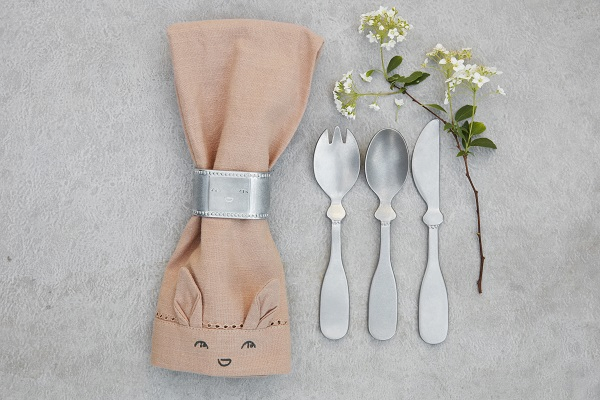 Elodie Details Powder Pink & Faded Rose bavlněné ubrousky