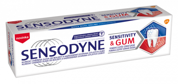 SENSODYNE Sensitivity and Gum zubní pasta, 75 ml