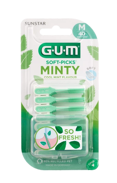 GUM Soft-Picks Regular Comfort Flex Mint, ISO 1, 40 ks