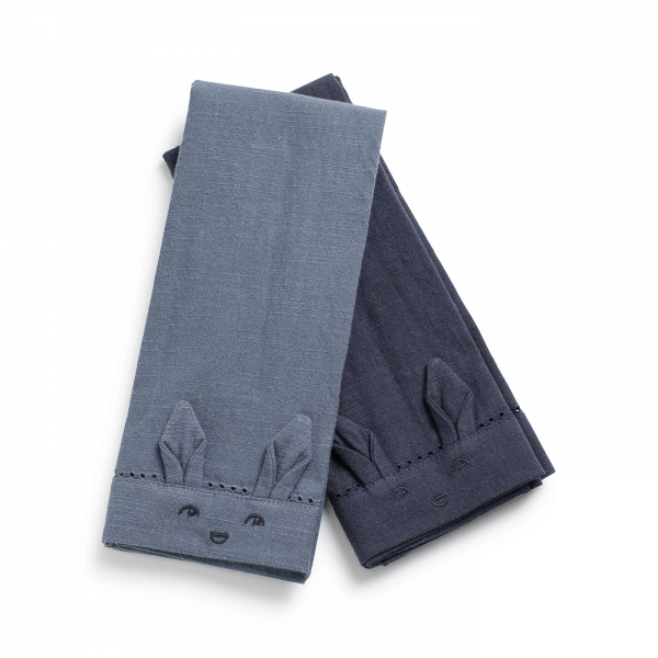 Elodie Details Tender Blue & Juniper Blue bavlněné ubrousky