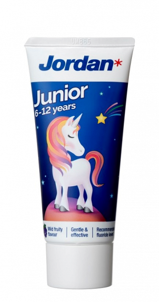 Jordan Junior zubní pasta pro děti 6-12 let, 50 ml