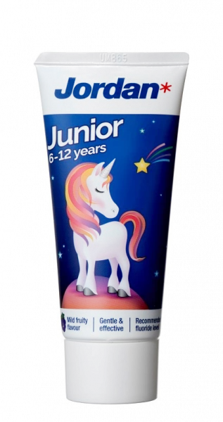 Jordan Junior zubní pasta pro děti 6-12 let, 50 ml