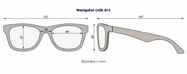 BABIATORS The Surfer polarizační sluneční brýle, tyrkysové, 6+