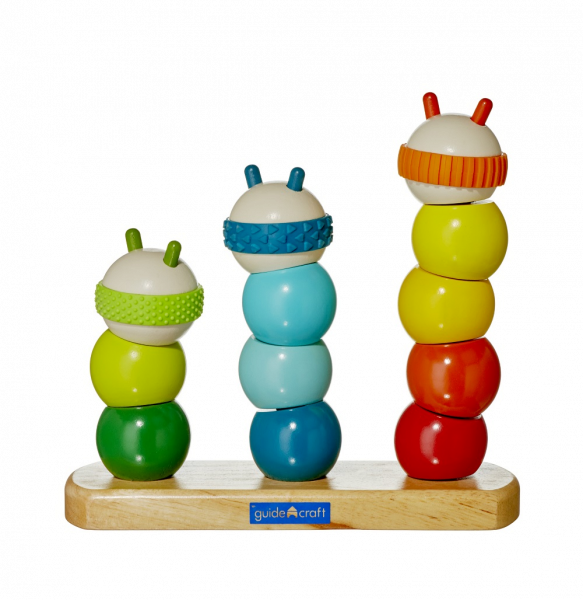 Better Brands Guide Craft navlékací dřevěné housenky