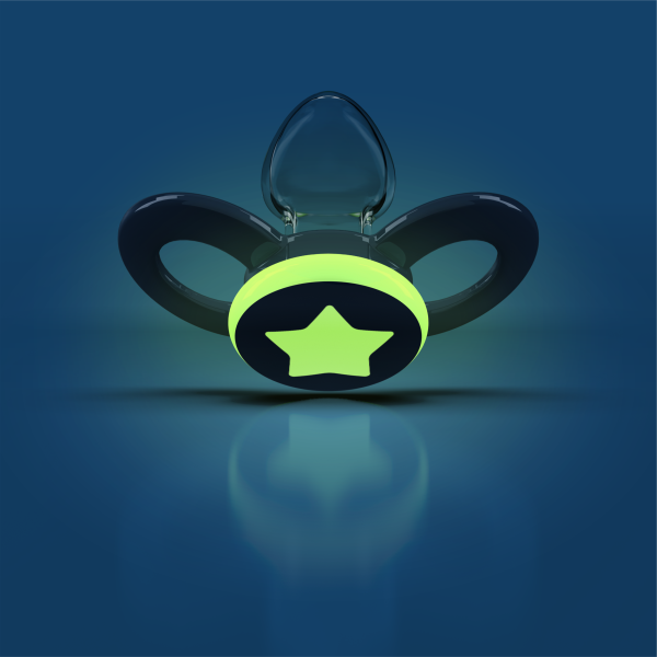 Dentistar ortodontické dudlíky 6-14 měsíců, modré