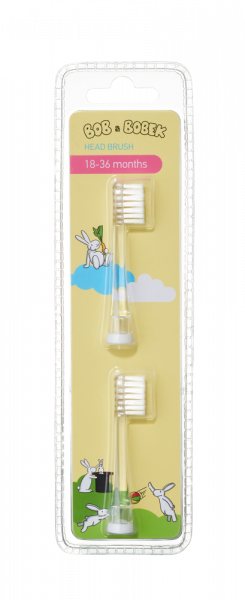 Bob a Bobek baby náhradní hlavice, 18+ měsíců, 2 ks