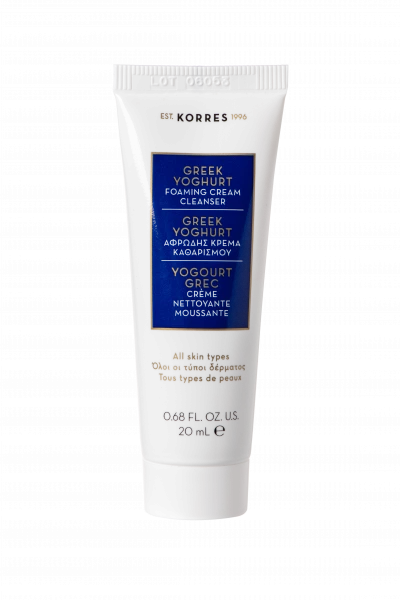 KORRES GREEK YOGHURT čisticí pěnivý probiotický krém, 20 ml