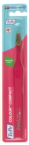 TePe Colour Compact x-soft, zubní kartáček, tmavě růžový