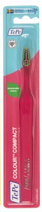 TePe Colour Compact x-soft, zubní kartáček, tmavě růžový