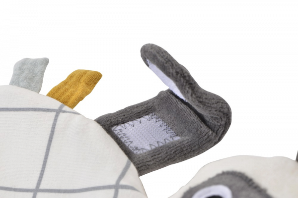 Kikadu muchláček panda s poutkem na dudlík