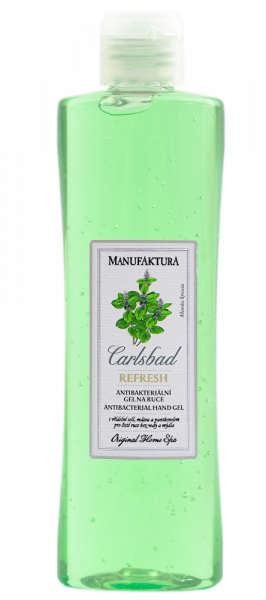 Manufaktura dezinfekční gel na ruce s mátou a panthenolem, 215 ml