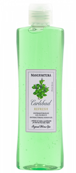 Manufaktura dezinfekční gel na ruce s mátou a panthenolem, 215 ml