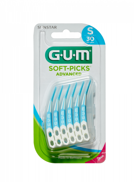 GUM Soft-Picks Advanced SMALL masážní mezizubní kartáčky, 30 ks